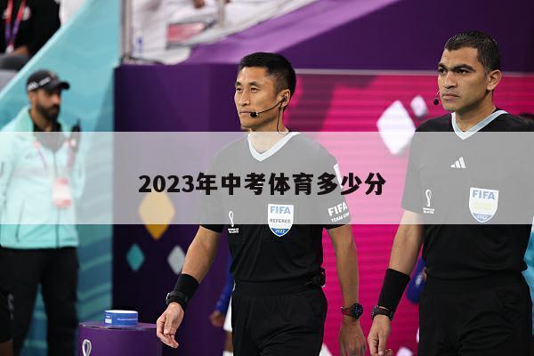 2023年中考体育多少分 