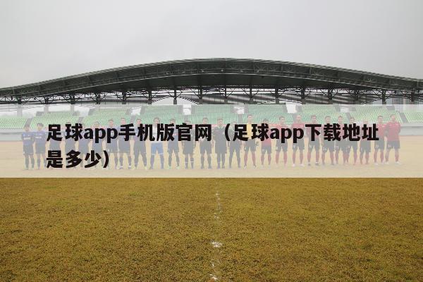 足球app手机版官网（足球app下载地址是多少）