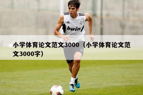 小学体育论文范文3000（小学体育论文范文3000字）