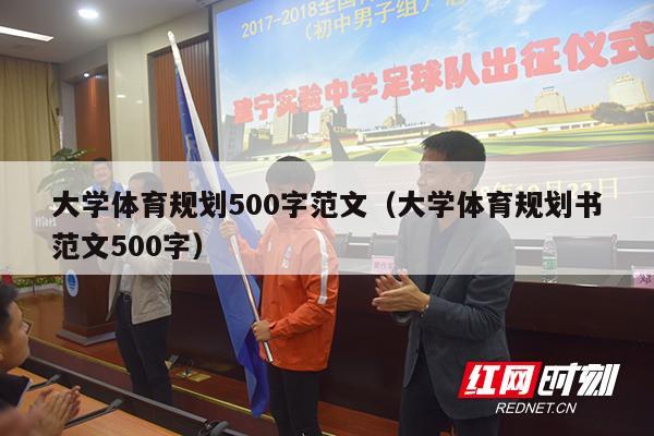 大学体育规划500字范文（大学体育规划书范文500字）