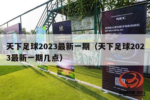 天下足球2023最新一期（天下足球2023最新一期几点）